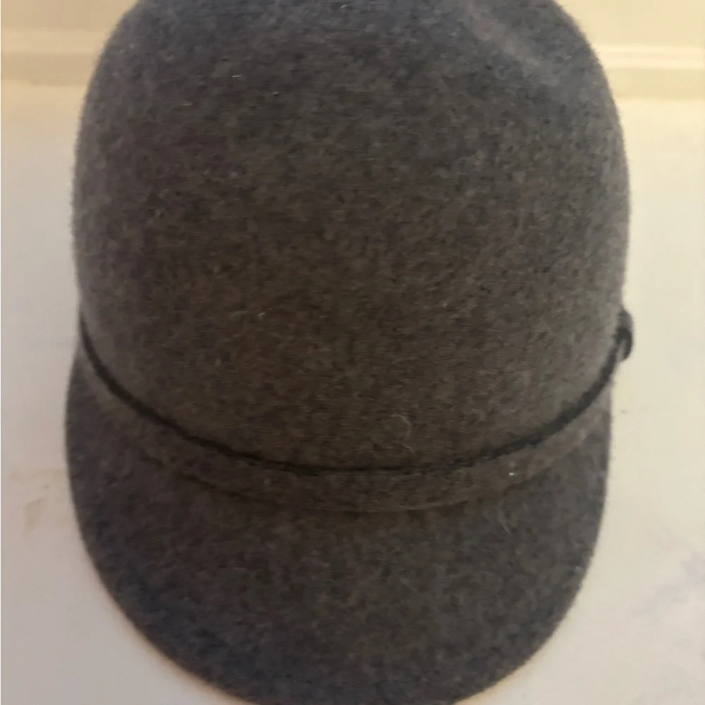 Jacadi Dark Gray Felt Hat with Brim